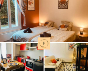 T1 Confortable avec parking, proche Lyon, Idéal couples ou travailleurs